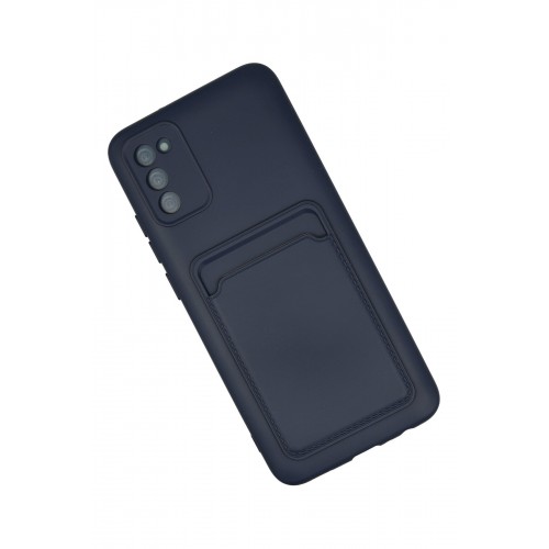 Newface Samsung Galaxy A02S Kılıf Kelvin Kartvizitli Silikon - Lacivert Newface Samsung Galaxy A02S Kılıf Kelvin Kartvizitli Silikon - Lacivert