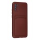 Newface Samsung Galaxy A02S Kılıf Kelvin Kartvizitli Silikon - Bordo Newface Samsung Galaxy A02S Kılıf Kelvin Kartvizitli Silikon - Bordo