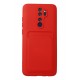 Newface Xiaomi Redmi Note 8 Pro Kılıf Kelvin Kartvizitli Silikon - Kırmızı Newface Xiaomi Redmi Note 8 Pro Kılıf Kelvin Kartvizitli Silikon - Kırmızı