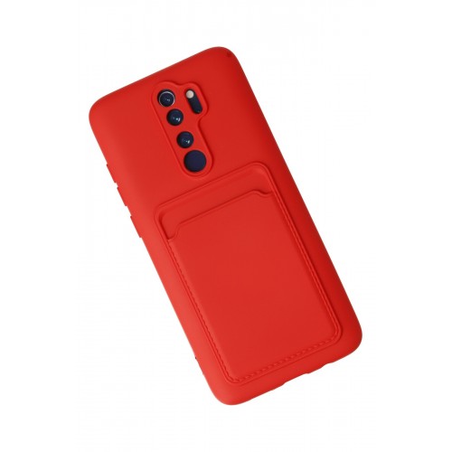 Newface Xiaomi Redmi Note 8 Pro Kılıf Kelvin Kartvizitli Silikon - Kırmızı Newface Xiaomi Redmi Note 8 Pro Kılıf Kelvin Kartvizitli Silikon - Kırmızı