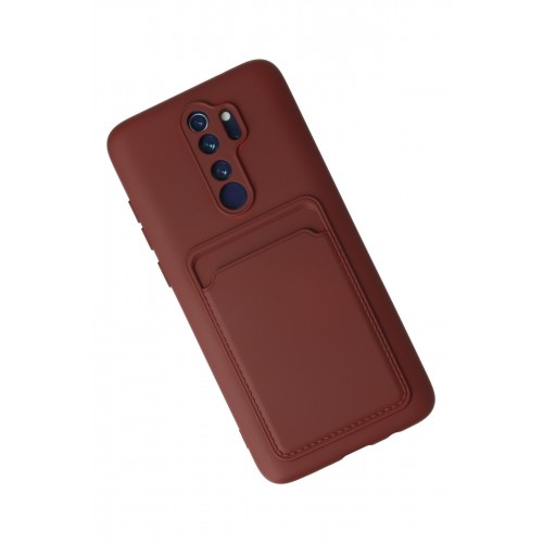 Newface Xiaomi Redmi Note 8 Pro Kılıf Kelvin Kartvizitli Silikon - Bordo Newface Xiaomi Redmi Note 8 Pro Kılıf Kelvin Kartvizitli Silikon - Bordo