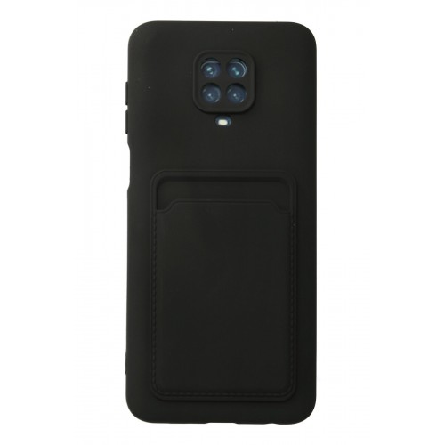 Newface Xiaomi Redmi Note 9 Pro Kılıf Kelvin Kartvizitli Silikon - Siyah Newface Xiaomi Redmi Note 9 Pro Kılıf Kelvin Kartvizitli Silikon - Siyah