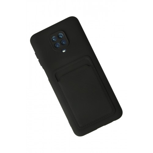 Newface Xiaomi Redmi Note 9 Pro Kılıf Kelvin Kartvizitli Silikon - Siyah Newface Xiaomi Redmi Note 9 Pro Kılıf Kelvin Kartvizitli Silikon - Siyah