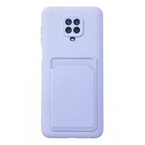 Newface Xiaomi Redmi Note 9 Pro Kılıf Kelvin Kartvizitli Silikon - Lila Newface Xiaomi Redmi Note 9 Pro Kılıf Kelvin Kartvizitli Silikon - Lila