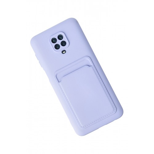 Newface Xiaomi Redmi Note 9 Pro Kılıf Kelvin Kartvizitli Silikon - Lila Newface Xiaomi Redmi Note 9 Pro Kılıf Kelvin Kartvizitli Silikon - Lila