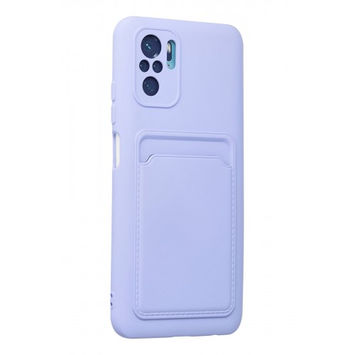 Newface Xiaomi Redmi Note 10 Kılıf Kelvin Kartvizitli Silikon - Lila Newface Xiaomi Redmi Note 10 Kılıf Kelvin Kartvizitli Silikon - Lila