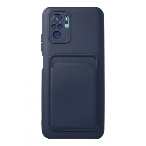 Newface Xiaomi Redmi Note 10 Kılıf Kelvin Kartvizitli Silikon - Lacivert Newface Xiaomi Redmi Note 10 Kılıf Kelvin Kartvizitli Silikon - Lacivert