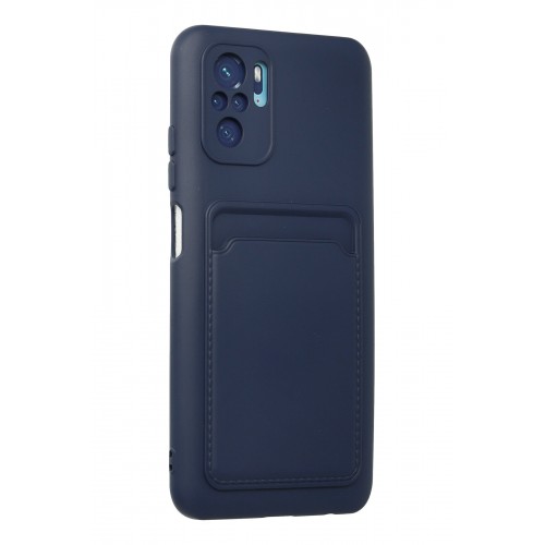 Newface Xiaomi Redmi Note 10 Kılıf Kelvin Kartvizitli Silikon - Lacivert Newface Xiaomi Redmi Note 10 Kılıf Kelvin Kartvizitli Silikon - Lacivert