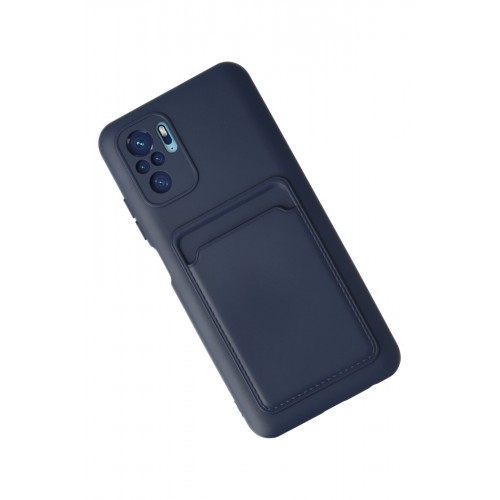 Newface Xiaomi Redmi Note 10 Kılıf Kelvin Kartvizitli Silikon - Lacivert Newface Xiaomi Redmi Note 10 Kılıf Kelvin Kartvizitli Silikon - Lacivert