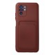 Newface Xiaomi Redmi Note 10 Kılıf Kelvin Kartvizitli Silikon - Bordo Newface Xiaomi Redmi Note 10 Kılıf Kelvin Kartvizitli Silikon - Bordo