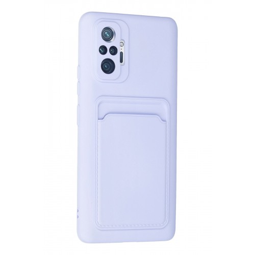 Newface Xiaomi Redmi Note 10 Pro Kılıf Kelvin Kartvizitli Silikon - Lila Newface Xiaomi Redmi Note 10 Pro Kılıf Kelvin Kartvizitli Silikon - Lila