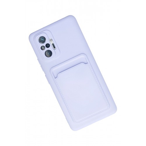 Newface Xiaomi Redmi Note 10 Pro Kılıf Kelvin Kartvizitli Silikon - Lila Newface Xiaomi Redmi Note 10 Pro Kılıf Kelvin Kartvizitli Silikon - Lila