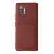 Newface Xiaomi Redmi Note 10 Pro Kılıf Kelvin Kartvizitli Silikon - Bordo Newface Xiaomi Redmi Note 10 Pro Kılıf Kelvin Kartvizitli Silikon - Bordo