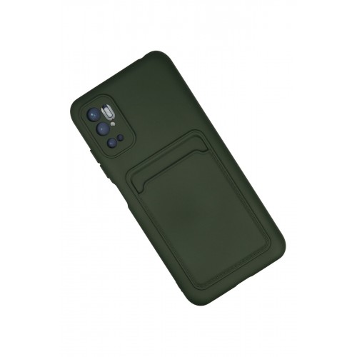 Newface Xiaomi Redmi Note 10 5G Kılıf Kelvin Kartvizitli Silikon - Koyu Yeşil Newface Xiaomi Redmi Note 10 5G Kılıf Kelvin Kartvizitli Silikon - Koyu Yeşil