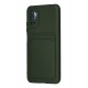 Newface Xiaomi Redmi Note 10 5G Kılıf Kelvin Kartvizitli Silikon - Koyu Yeşil Newface Xiaomi Redmi Note 10 5G Kılıf Kelvin Kartvizitli Silikon - Koyu Yeşil
