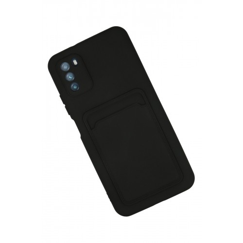 Newface Xiaomi Pocophone M3 Kılıf Kelvin Kartvizitli Silikon - Siyah Newface Xiaomi Pocophone M3 Kılıf Kelvin Kartvizitli Silikon - Siyah