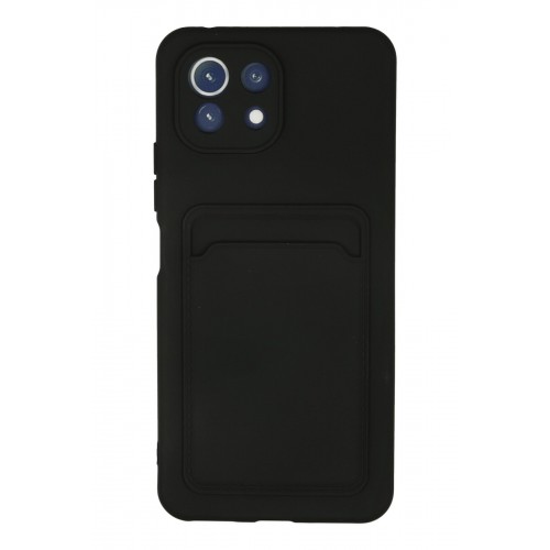 Newface Xiaomi Mi 11 Kılıf Kelvin Kartvizitli Silikon - Siyah Newface Xiaomi Mi 11 Kılıf Kelvin Kartvizitli Silikon - Siyah