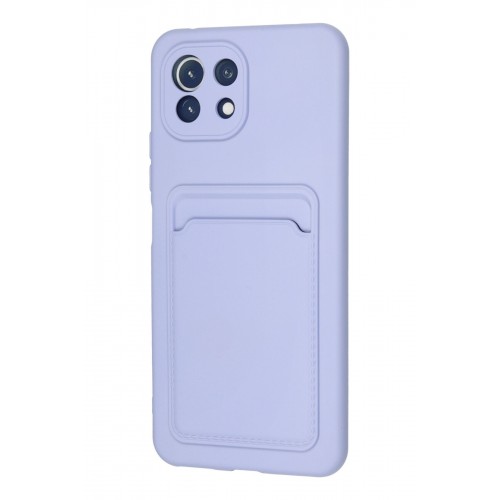 Newface Xiaomi Mi 11 Kılıf Kelvin Kartvizitli Silikon - Lila Newface Xiaomi Mi 11 Kılıf Kelvin Kartvizitli Silikon - Lila