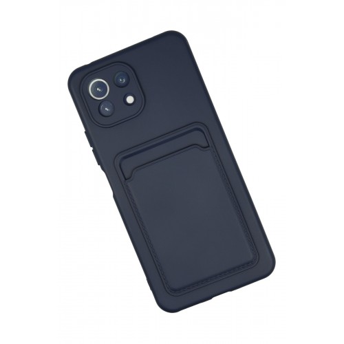 Newface Xiaomi Mi 11 Kılıf Kelvin Kartvizitli Silikon - Lacivert Newface Xiaomi Mi 11 Kılıf Kelvin Kartvizitli Silikon - Lacivert