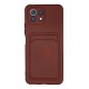 Newface Xiaomi Mi 11 Kılıf Kelvin Kartvizitli Silikon - Bordo Newface Xiaomi Mi 11 Kılıf Kelvin Kartvizitli Silikon - Bordo