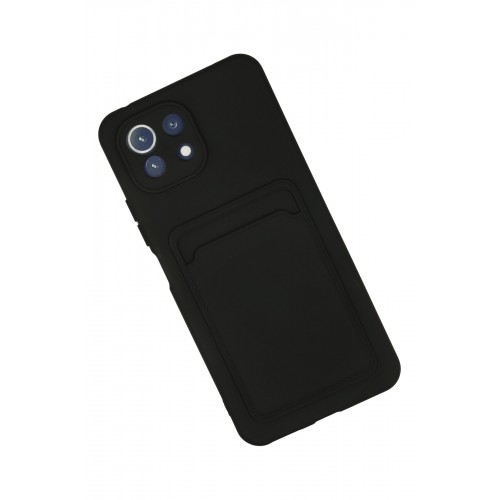 Newface Xiaomi Mİ 11 Lite Kılıf Kelvin Kartvizitli Silikon - Siyah Newface Xiaomi Mİ 11 Lite Kılıf Kelvin Kartvizitli Silikon - Siyah