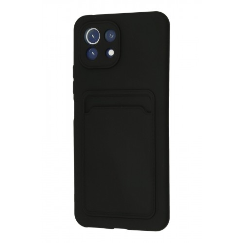 Newface Xiaomi Mİ 11 Lite Kılıf Kelvin Kartvizitli Silikon - Siyah Newface Xiaomi Mİ 11 Lite Kılıf Kelvin Kartvizitli Silikon - Siyah