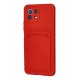 Newface Xiaomi Mİ 11 Lite Kılıf Kelvin Kartvizitli Silikon - Kırmızı Newface Xiaomi Mİ 11 Lite Kılıf Kelvin Kartvizitli Silikon - Kırmızı