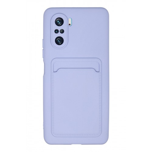 Newface Xiaomi Poco F3 Kılıf Kelvin Kartvizitli Silikon - Lila Newface Xiaomi Poco F3 Kılıf Kelvin Kartvizitli Silikon - Lila