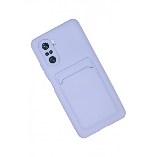 Newface Xiaomi Poco F3 Kılıf Kelvin Kartvizitli Silikon - Lila Newface Xiaomi Poco F3 Kılıf Kelvin Kartvizitli Silikon - Lila