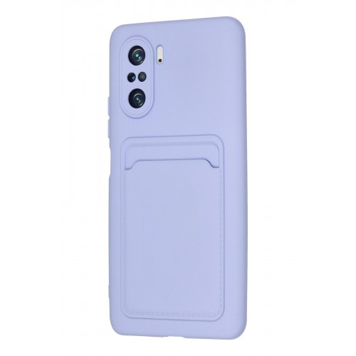 Newface Xiaomi Poco F3 Kılıf Kelvin Kartvizitli Silikon - Lila Newface Xiaomi Poco F3 Kılıf Kelvin Kartvizitli Silikon - Lila