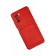 Newface Xiaomi Poco F3 Kılıf Kelvin Kartvizitli Silikon - Kırmızı Newface Xiaomi Poco F3 Kılıf Kelvin Kartvizitli Silikon - Kırmızı