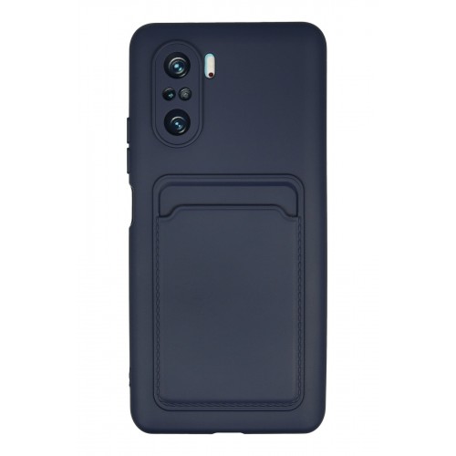 Newface Xiaomi Poco F3 Kılıf Kelvin Kartvizitli Silikon - Lacivert Newface Xiaomi Poco F3 Kılıf Kelvin Kartvizitli Silikon - Lacivert