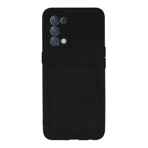 Newface Oppo Reno 5 Kılıf Kelvin Kartvizitli Silikon - Siyah Newface Oppo Reno 5 Kılıf Kelvin Kartvizitli Silikon - Siyah