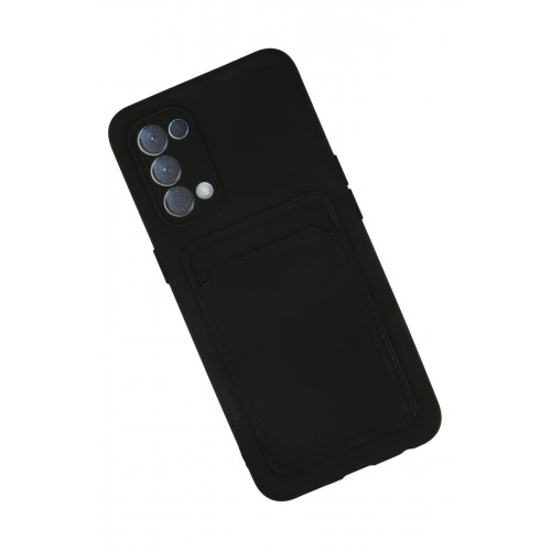 Newface Oppo Reno 5 Kılıf Kelvin Kartvizitli Silikon - Siyah Newface Oppo Reno 5 Kılıf Kelvin Kartvizitli Silikon - Siyah