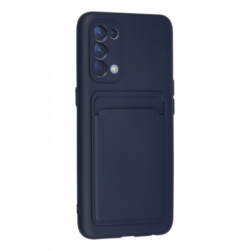 Newface Oppo Reno 5 Kılıf Kelvin Kartvizitli Silikon - Lacivert Newface Oppo Reno 5 Kılıf Kelvin Kartvizitli Silikon - Lacivert