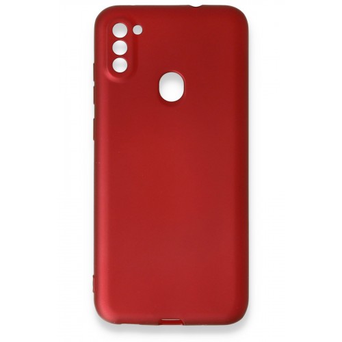 Newface Samsung Galaxy A11 Kılıf Premium Rubber Silikon - Bordo Newface Samsung Galaxy A11 Kılıf Premium Rubber Silikon - Bordo