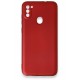Newface Samsung Galaxy A11 Kılıf Premium Rubber Silikon - Bordo Newface Samsung Galaxy A11 Kılıf Premium Rubber Silikon - Bordo