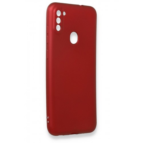 Newface Samsung Galaxy A11 Kılıf Premium Rubber Silikon - Bordo Newface Samsung Galaxy A11 Kılıf Premium Rubber Silikon - Bordo