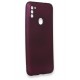 Newface Samsung Galaxy A11 Kılıf Premium Rubber Silikon - Mürdüm Newface Samsung Galaxy A11 Kılıf Premium Rubber Silikon - Mürdüm