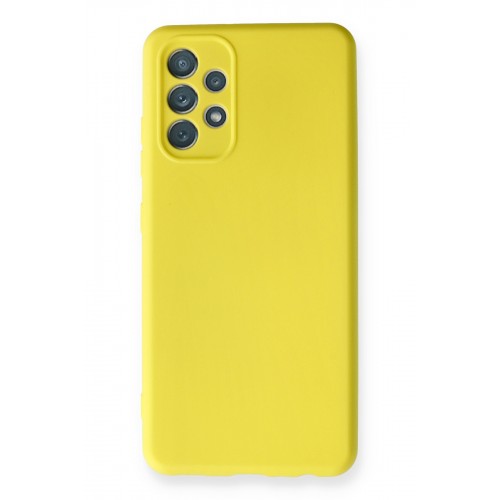 Newface Samsung Galaxy A32 Kılıf Nano içi Kadife Silikon - Sarı Newface Samsung Galaxy A32 Kılıf Nano içi Kadife Silikon - Sarı