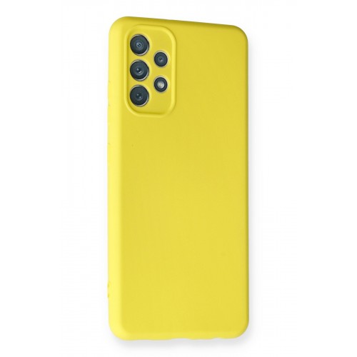 Newface Samsung Galaxy A32 Kılıf Nano içi Kadife Silikon - Sarı Newface Samsung Galaxy A32 Kılıf Nano içi Kadife Silikon - Sarı