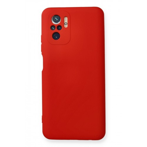 Newface Xiaomi Redmi Note 10S Kılıf Nano içi Kadife Silikon - Kırmızı Newface Xiaomi Redmi Note 10S Kılıf Nano içi Kadife Silikon - Kırmızı