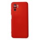 Newface Xiaomi Redmi Note 10S Kılıf Nano içi Kadife Silikon - Kırmızı Newface Xiaomi Redmi Note 10S Kılıf Nano içi Kadife Silikon - Kırmızı