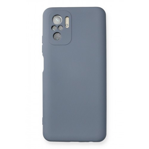 Newface Xiaomi Redmi Note 10S Kılıf Nano içi Kadife Silikon - Gri Newface Xiaomi Redmi Note 10S Kılıf Nano içi Kadife Silikon - Gri