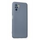 Newface Xiaomi Redmi Note 10S Kılıf Nano içi Kadife Silikon - Gri Newface Xiaomi Redmi Note 10S Kılıf Nano içi Kadife Silikon - Gri