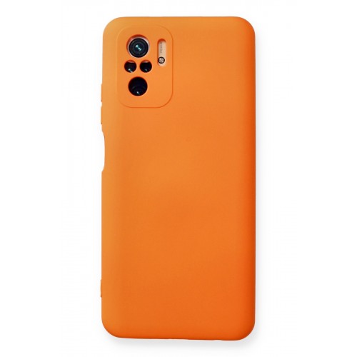 Newface Xiaomi Redmi Note 10S Kılıf Nano içi Kadife Silikon - Turuncu Newface Xiaomi Redmi Note 10S Kılıf Nano içi Kadife Silikon - Turuncu
