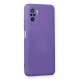Newface Xiaomi Redmi Note 10S Kılıf Nano içi Kadife Silikon - Mor Newface Xiaomi Redmi Note 10S Kılıf Nano içi Kadife Silikon - Mor