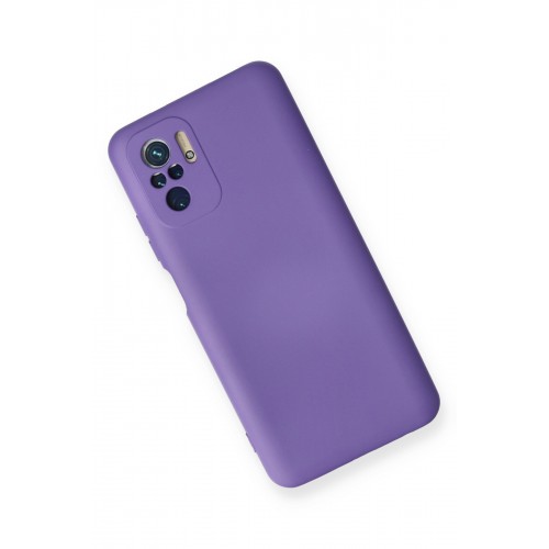 Newface Xiaomi Redmi Note 10S Kılıf Nano içi Kadife Silikon - Mor Newface Xiaomi Redmi Note 10S Kılıf Nano içi Kadife Silikon - Mor
