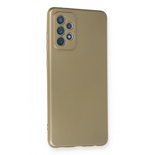 Newface Samsung Galaxy A72 Kılıf Premium Rubber Silikon - Gold Newface Samsung Galaxy A72 Kılıf Premium Rubber Silikon - Gold