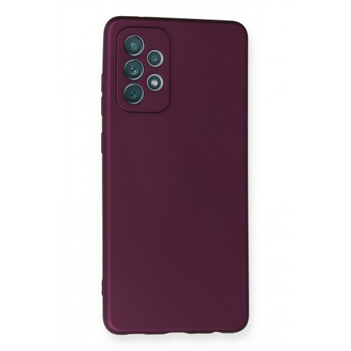 Newface Samsung Galaxy A72 Kılıf Premium Rubber Silikon - Mürdüm Newface Samsung Galaxy A72 Kılıf Premium Rubber Silikon - Mürdüm
